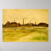 Coalmine in de Borinage door Vincent van Gogh Poster (Voorkant)