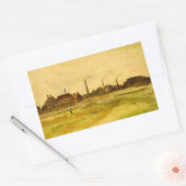 Coalmine in de Borinage door Vincent van Gogh Rechthoekige Sticker (Envelop)
