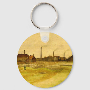 Coalmine in de Borinage door Vincent van Gogh Sleutelhanger