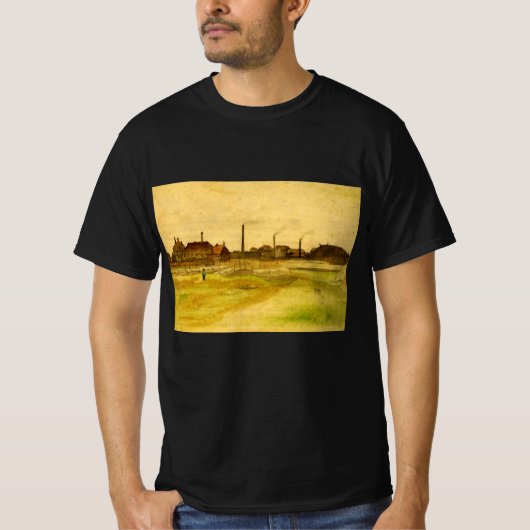 Coalmine in de Borinage door Vincent van Gogh T-shirt (Voorkant)