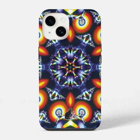 Coals Kaleidoscope iPhone Hoesje (Achterkant)