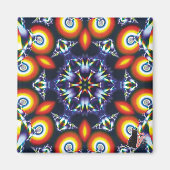 Coals Kaleidoscope Magnet (Voorkant)
