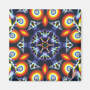 Coals Kaleidoscope Magnet
