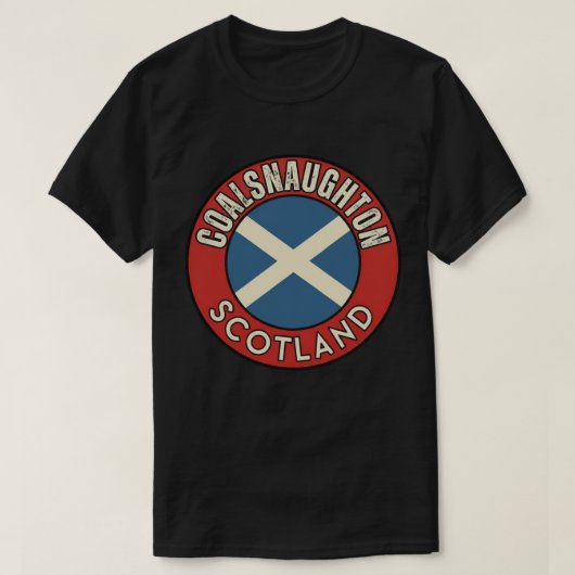 Coalsnaughton, Schotland T-shirt (Design voorkant)