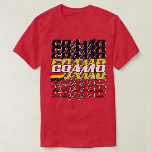 Coamo Cascade tekst 1 T-shirt (Design voorkant)