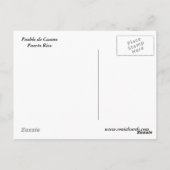 Coamo Puerto Rico Briefkaart (Achterkant)