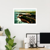Coast Drive, Santa Cruz, Californië  Poster