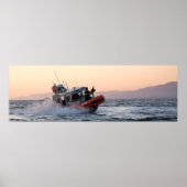 Coast Guard 25-voet responscabine klein Poster (Voorkant)