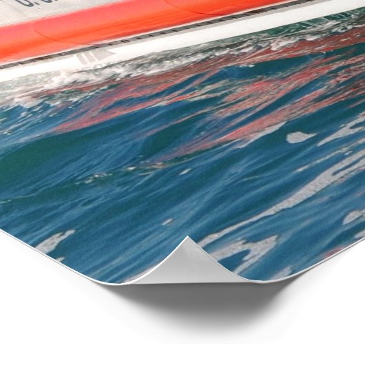 Coast Guard 45-voet responsboot Poster (Hoek)