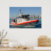 Coast Guard 45-voet responsboot Poster (Keuken)