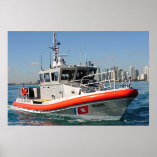 Coast Guard 45-voet responsboot Poster