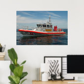 Coast Guard 45-voet responscabine medium Poster (Thuiskantoor)