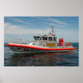 Coast Guard 45-voet responscabine medium Poster (Voorkant)