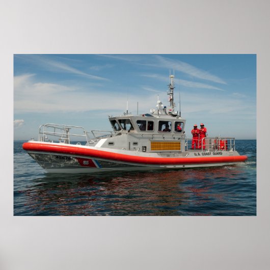 Coast Guard 45-voet responscabine medium Poster (Voorkant)
