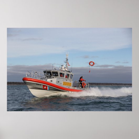 Coast Guard 45-voet responscabine medium Poster (Voorkant)
