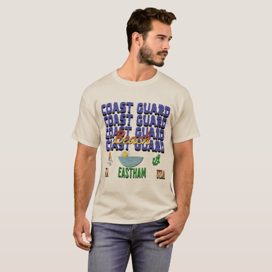 Coast Guard Beach, Eastham, Massachusetts, Verenig T-shirt (Voorkant volledig)