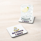 Coast Guard Chief Retired Bier Onderzetter (Rechterzijde)