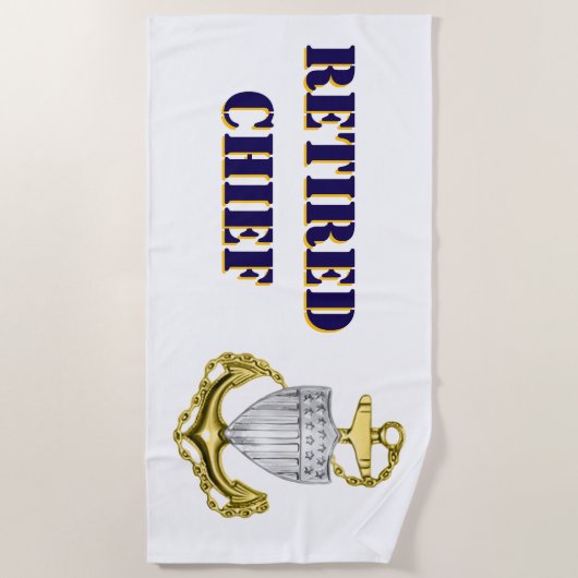 Coast Guard Chief Retired Strandlaken (Voorkant)