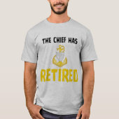Coast Guard Chief Retired T-shirt (Voorkant)