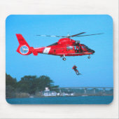 Coast Guard Chopper Mousepad Muismat (Voorkant)