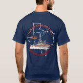 Coast Guard City Corpus Christi, Tx T-Shirt (Achterkant)