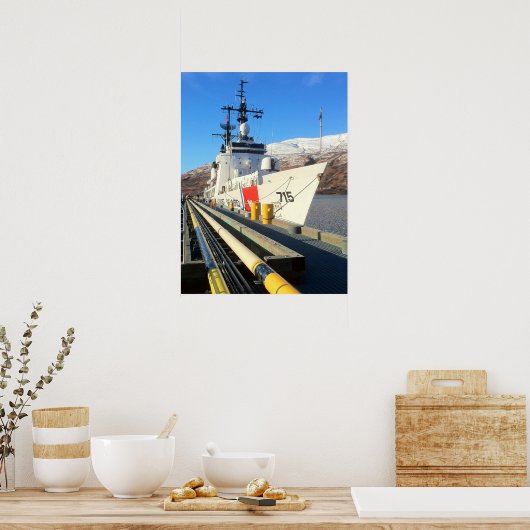 Coast Guard Cutter Hamilton Poster (Keuken)