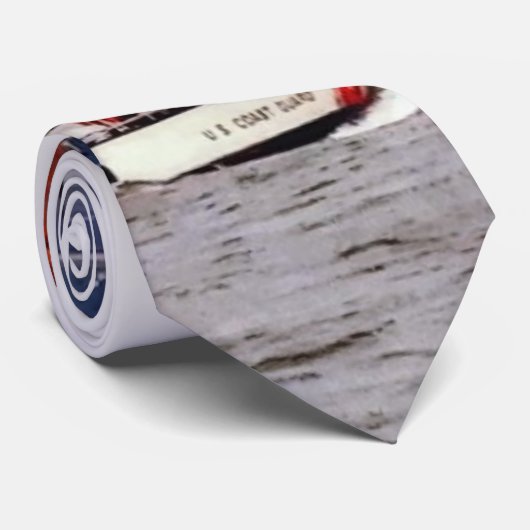 Coast Guard Cutter nabar Brooklyn Bridge Stropdas (Opgerold)