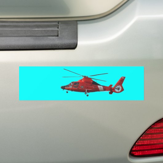 COAST GUARD HELICOPTER BUMPERSTICKER (Op auto)