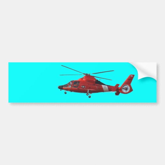 COAST GUARD HELICOPTER BUMPERSTICKER (Voorkant)