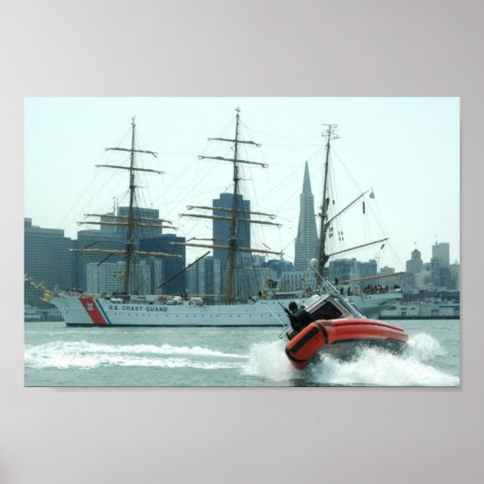Coast Guard Response Boat & Cutter Eagle Poster (Voorkant)