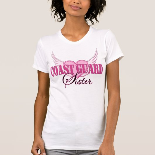 Coast Guard Sister Wings T-shirt (Voorkant)