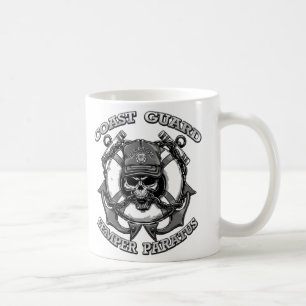 Coast Guard Skull Koffiemok