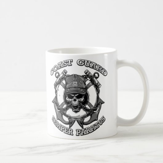 Coast Guard Skull Koffiemok (Rechts)