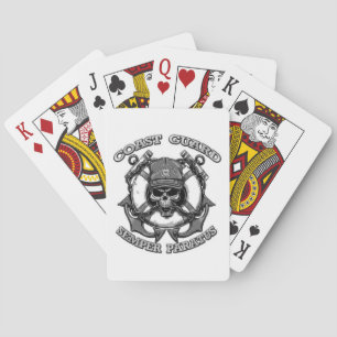 Coast Guard Skull Speelkaarten