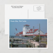 Coast Guard Station Ocracoke Island NC Briefkaart (Voorkant / Achterkant)