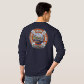 Coast Guard Station South Portland Maine T-shirt (Achterkant volledig)
