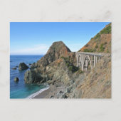 Coast Highway 1 - Big Creek Bridge Briefkaart (Voorkant)