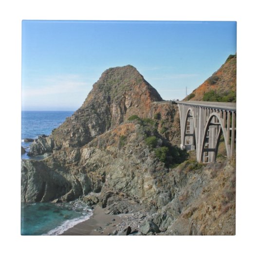 Coast Highway 1 - Big Creek Bridge Tegeltje (Voorkant)
