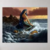 Coast Mermaid Poster (Voorkant)