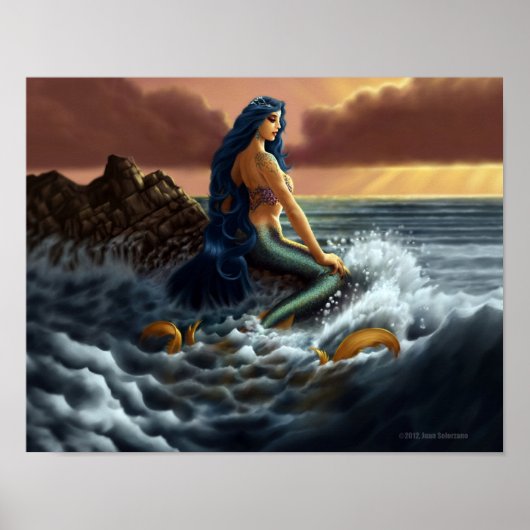 Coast Mermaid Poster (Voorkant)