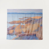 "Coast near Antibes" door Henri Edmond Cross Wandkleed (Voorkant (horizontaal))