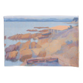 Coast near Antibes" Henri E. Cross Pointillism art Kussensloop (Voorkant)