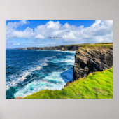 Coast of Ireland, photograph, Poster (Voorkant)