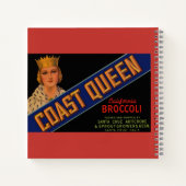 Coast Queen broccoli crate label 1930 Notitieboek (Achterkant)
