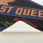 Coast Queen broccoli crate label 1930 Sherpa Deken (3/4)