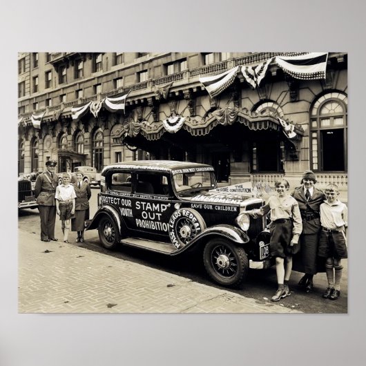 COAST to COAST STEMP OUT VERBODSCAMPAGNE 1930 Poster (Voorkant)