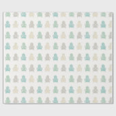 Coastal Adirondack Stoelen Lake House Beach House Cadeaupapier (Vlak)