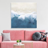 Coastal Aerial Beach 3 Paneel Canvas Print (Insitu (Woonkamer))