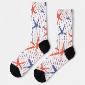 Coastal Americana Starfish Sokken (Links)
