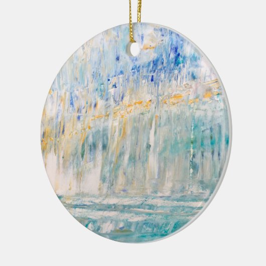 Coastal Art Ceramic Ornament (Links)